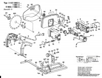 Bosch 0 601 561 003  Circular Hand Saw 220 V / Eu Spare Parts